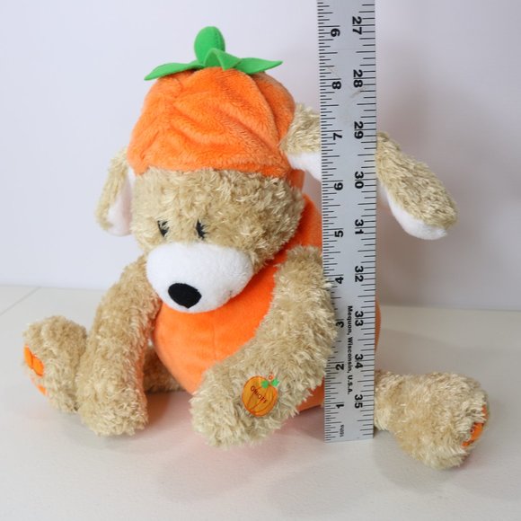 Pumpkin Puppy Dog Animated Plush Stuffed Animal Ghostly Sounds Halloween - Picture 9 of 15